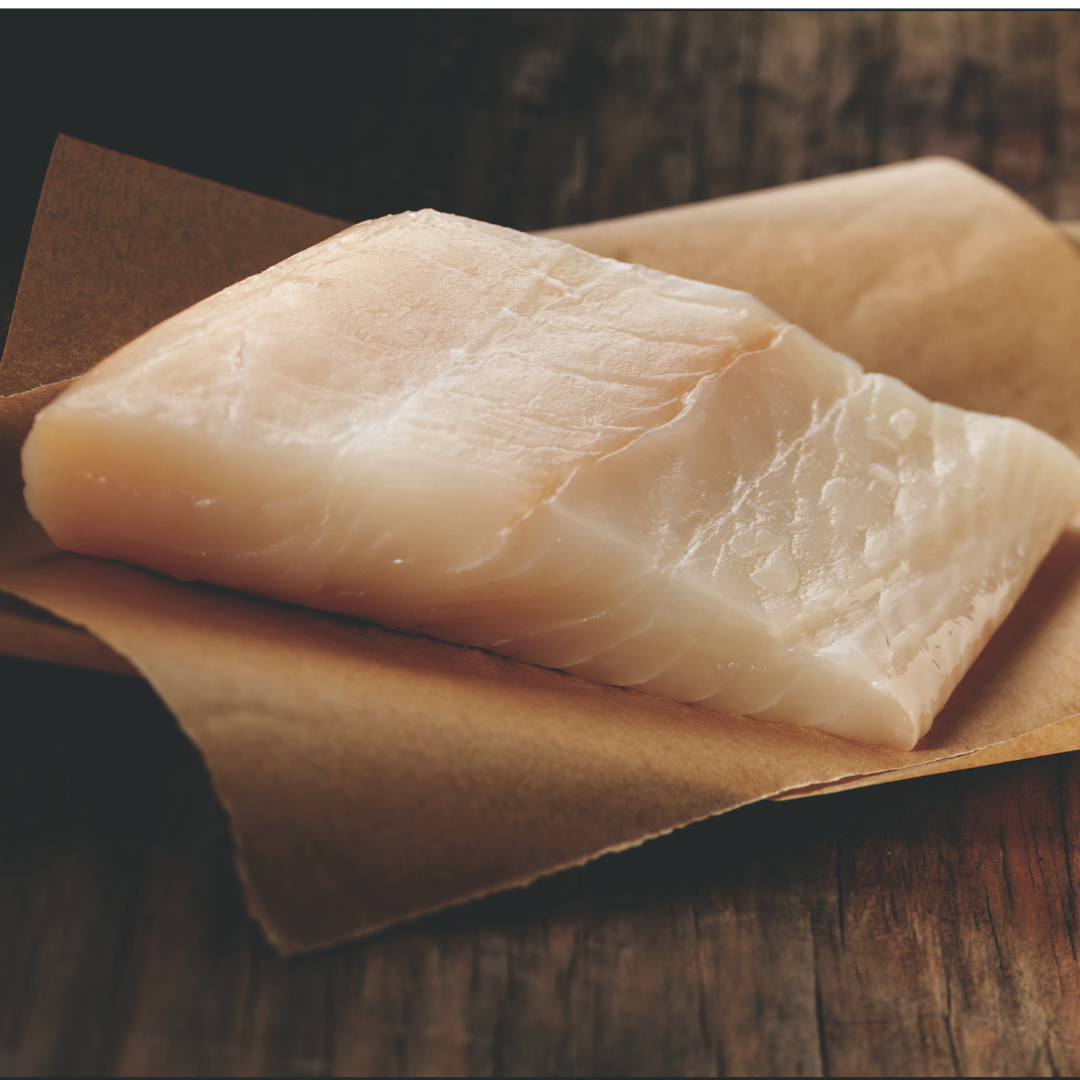 Raw wild caught alaskan halibut - buy seafood online - 6 oz buy wild caught seafood online - mif seafood 